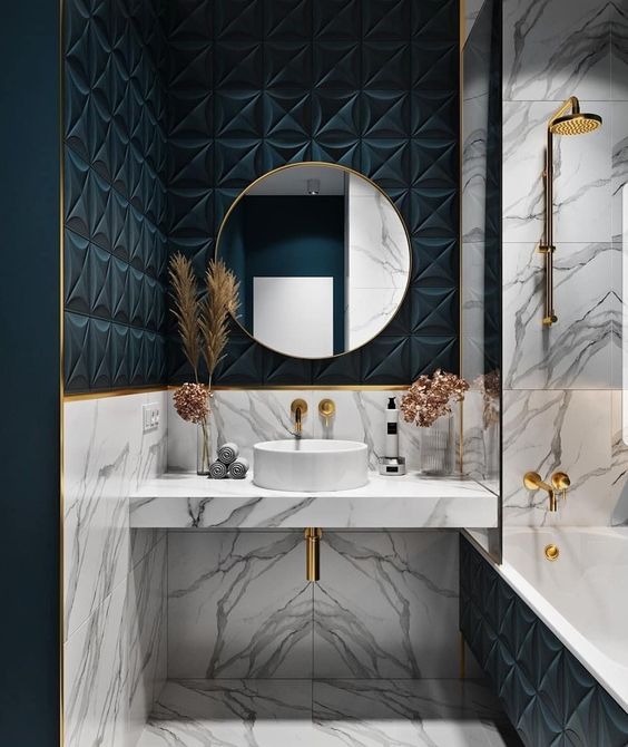marble bathroom