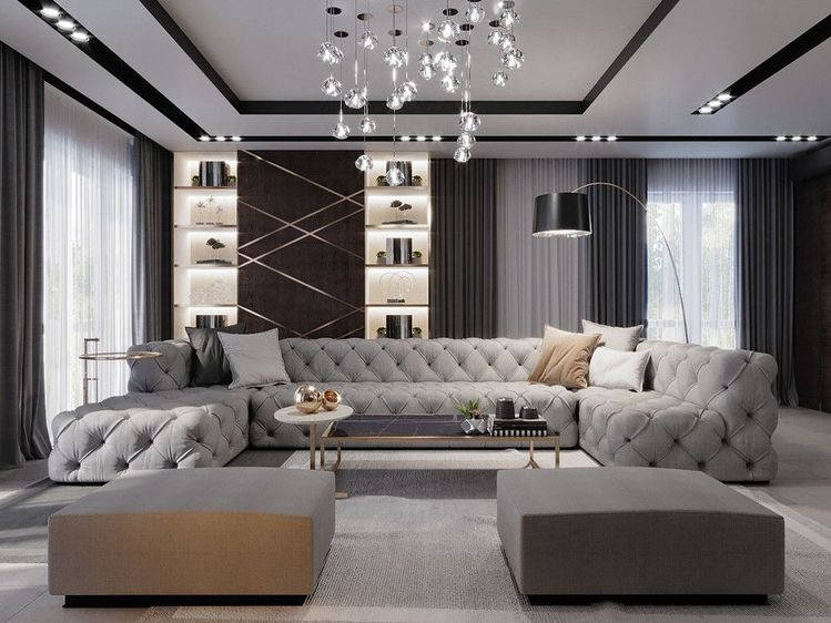 gold details in interior design