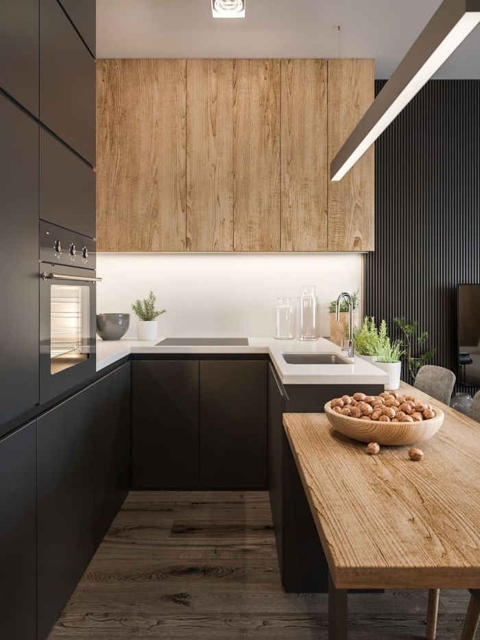 wooden countertop